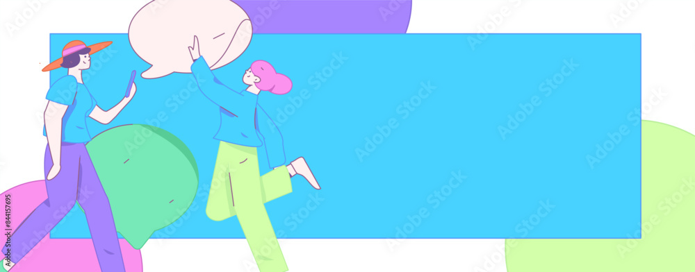 Communicate with consultants flat vector character concept operation hand drawn illustration
Communicate with consultants flat vector character concept operation hand drawn illustration