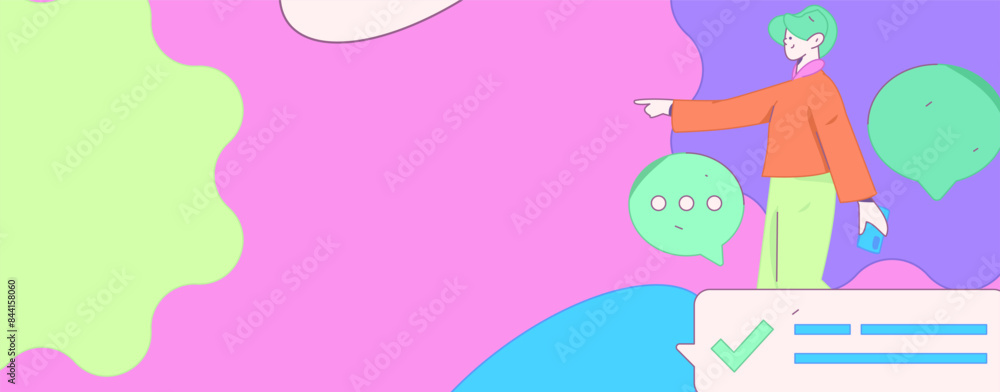 Communicate with consultants flat vector character concept operation hand drawn illustration
Communicate with consultants flat vector character concept operation hand drawn illustration