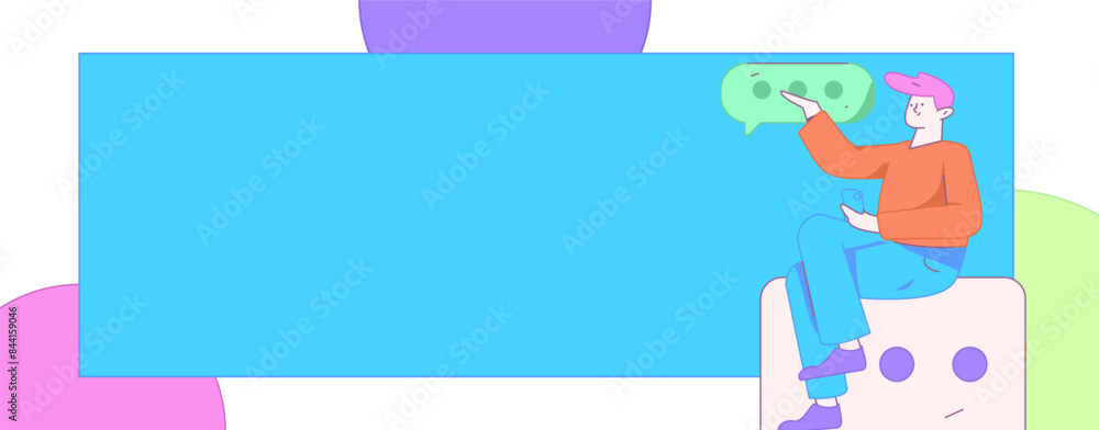 Communicate with consultants flat vector character concept operation hand drawn illustration
Communicate with consultants flat vector character concept operation hand drawn illustration