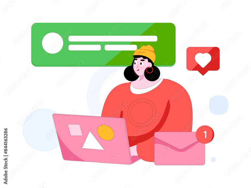 Communicate with consultants flat vector character concept operation hand drawn illustration
Communicate with consultants flat vector character concept operation hand drawn illustration
