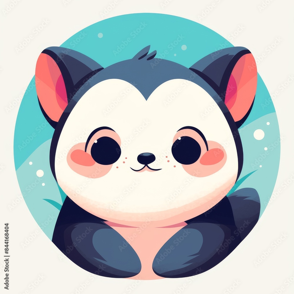 Cute Cartoon Animal with Big Eyes Cute Cartoon Animal with Big Eyes