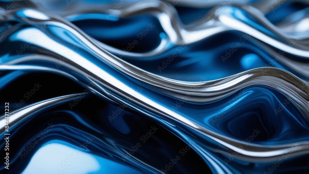 smooth reflective surface of liquid metal, Texture, background smooth reflective surface of liquid metal, Texture, background