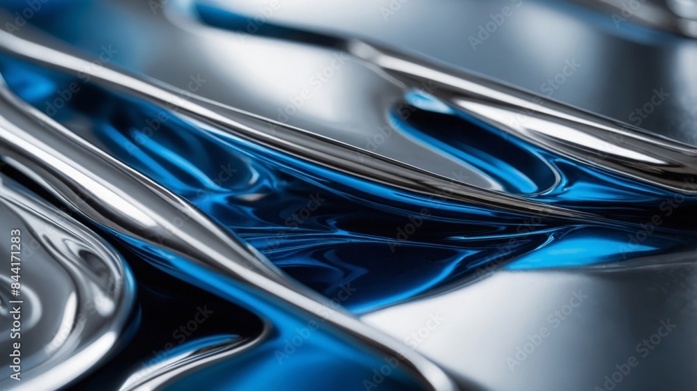 smooth reflective surface of liquid metal, Texture, background smooth reflective surface of liquid metal, Texture, background