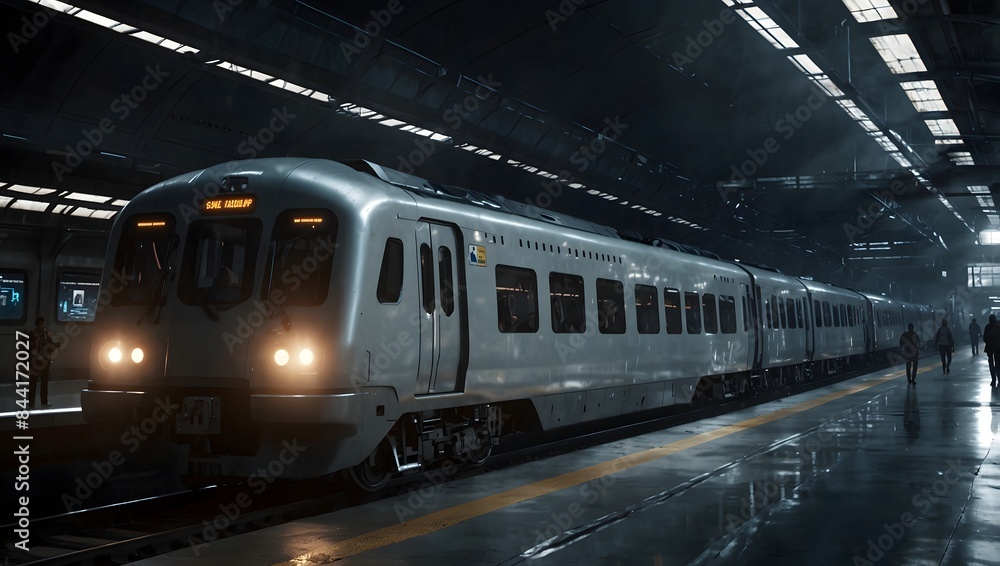 A futuristic world where trains are sentient beings, and write a dialogue between a human passenger and their train companio ai_generated A futuristic world where trains are sentient beings, and write a dialogue between a human passenger and their train companio ai_generated