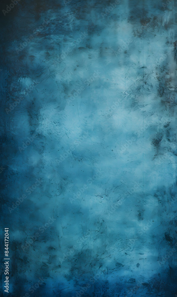 Fototapeta premium Blue background, blue grunge texture
