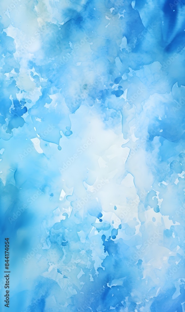 Watercolor blue background, hand painted Watercolor blue background, hand painted