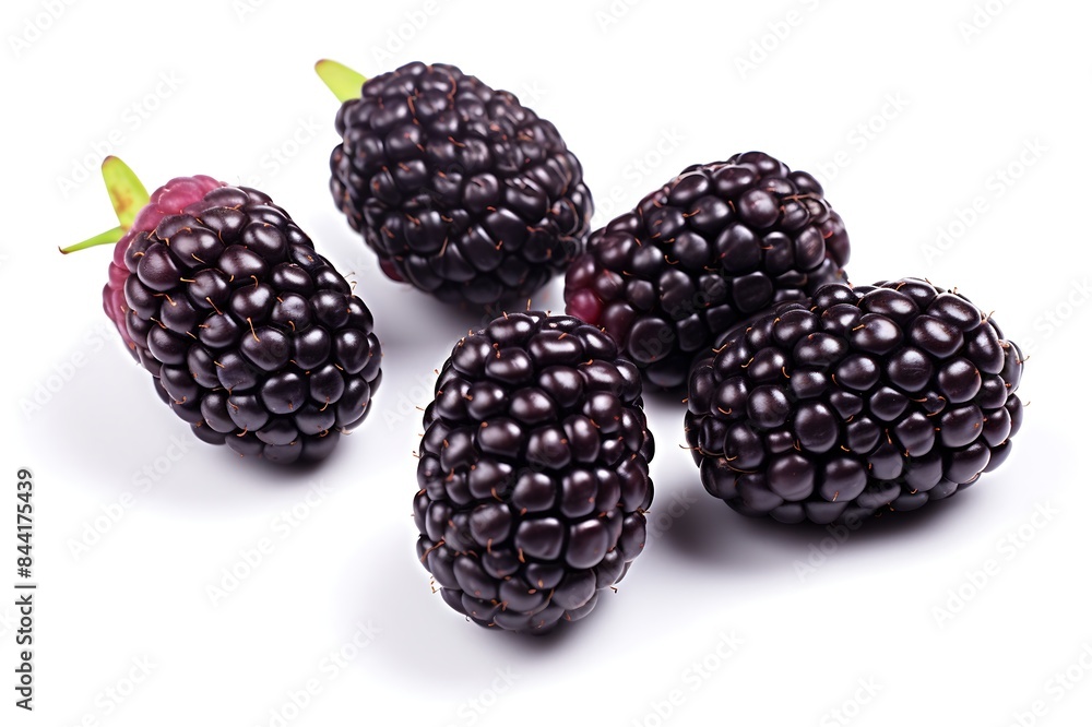 Blackberrys isolated on white background Blackberrys isolated on white background