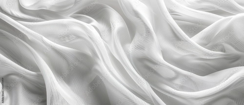 Fototapeta premium Abstract White Fabric Texture