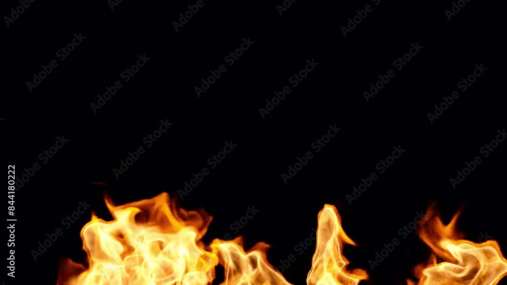 Perfectly looping realistic flames with alpha channel in slow motion, 4k 25p, perfect for tough jobs and video games Perfectly looping realistic flames with alpha channel in slow motion, 4k 25p, perfect for tough jobs and video games