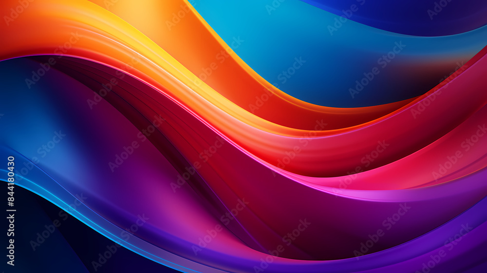 Colorful wave presentation design illustration Colorful wave presentation design illustration