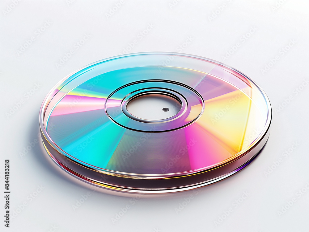 Organized Memories: Sketch of a Clear CD Storage Case Against a Pristine White Background Organized Memories: Sketch of a Clear CD Storage Case Against a Pristine White Background