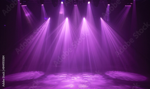spotlight on stage background-generative aI