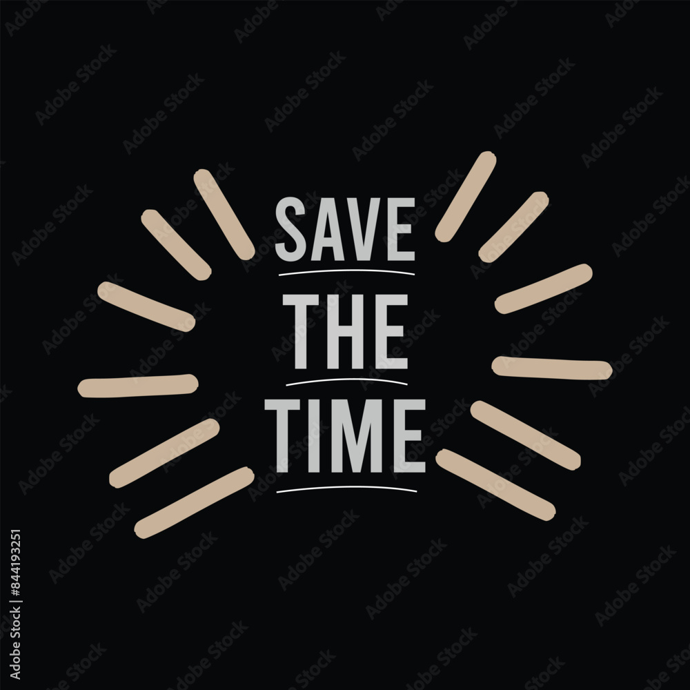 Obraz premium save the time