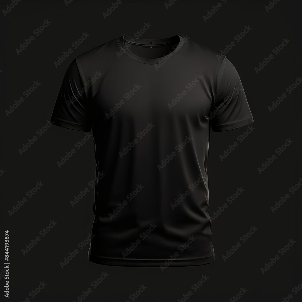AI Image Generator, Simple Black T-Shirt AI Image Generator, Simple Black T-Shirt