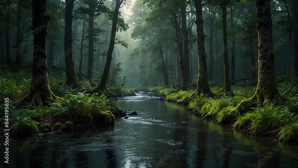 The symbiotic relationship between a forest and a river in a single poetic stanza ai_generated The symbiotic relationship between a forest and a river in a single poetic stanza ai_generated