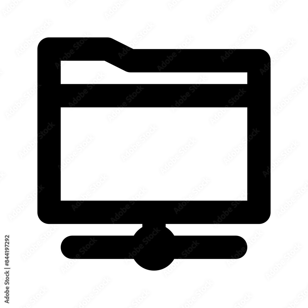 Folder Sharing line ui icon Folder Sharing line ui icon