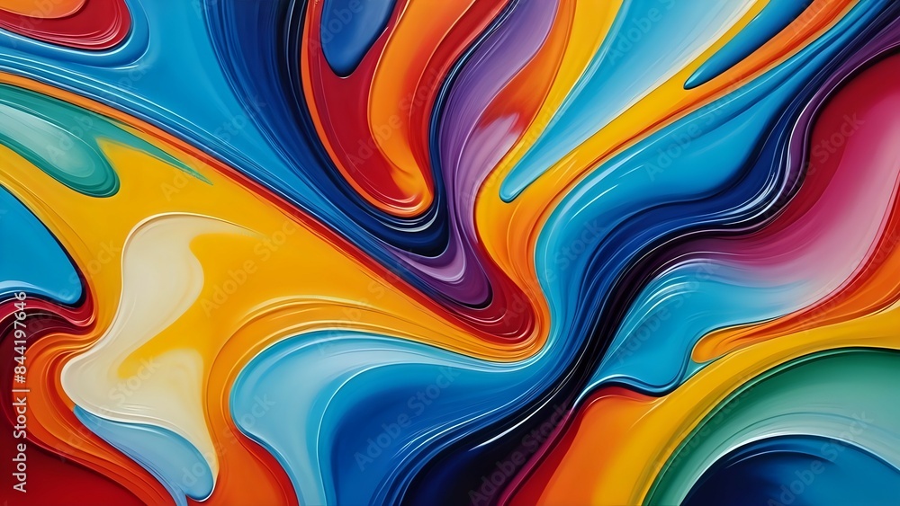 Colorful abstract background with oil painting texture Colorful abstract background with oil painting texture