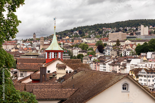 Wallpaper Mural Roofs of Zurich Torontodigital.ca