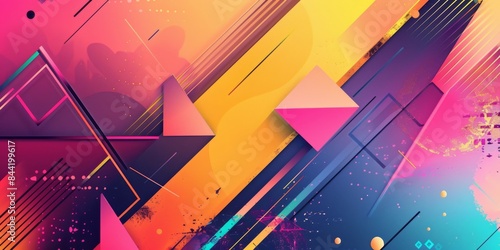 Corporate background featuring an abstract layout pattern.
