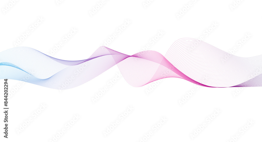 Wave lines design blue waves smooth flowing dynamic isolated on white background. Technology, digital, communication, science, music concept vector background illustration Wave lines design blue waves smooth flowing dynamic isolated on white background. Technology, digital, communication, science, music concept vector background illustration