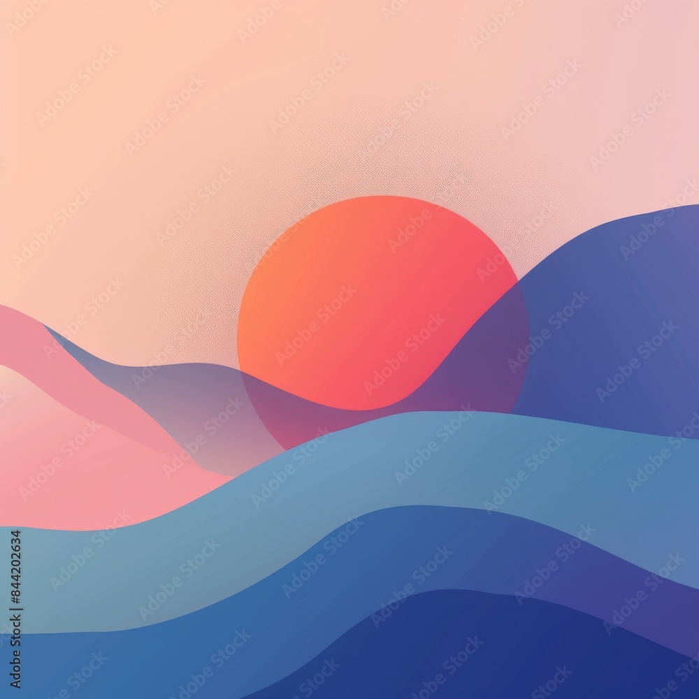 Minimalist modern background with soft, calming gradients. Minimalist modern background with soft, calming gradients.