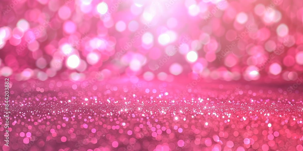 Pink bokeh lights glitter background Pink bokeh lights glitter background