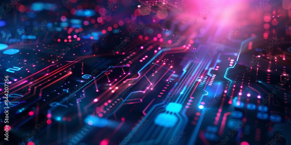 Fototapeta premium Business concept background with futuristic technology.