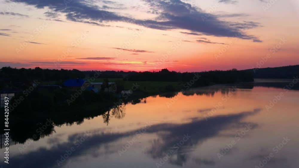 sunrise over the river sunrise over the river