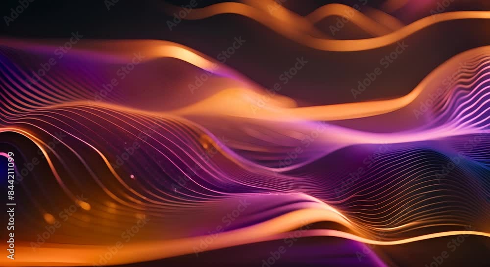 Abstract futuristic background with waves
Abstract futuristic background with waves