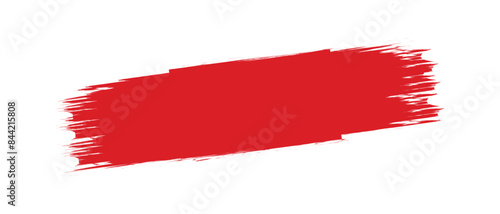 red line, grunge brush strokes, ink paint, hand drawn brush strokes,  grunge background, vector texture isolated on white background
