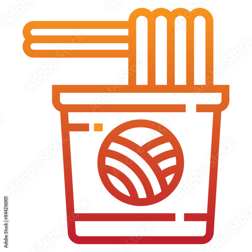 nstant Noodles Icon