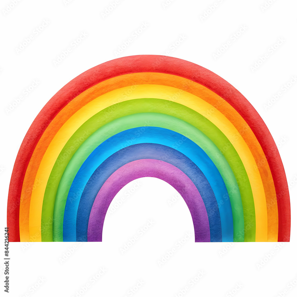 Fototapeta premium a rainbow coloured rainbow is coloured the rainbow