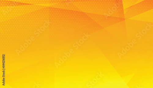 Abstract yellow color modern polygonal shapes background