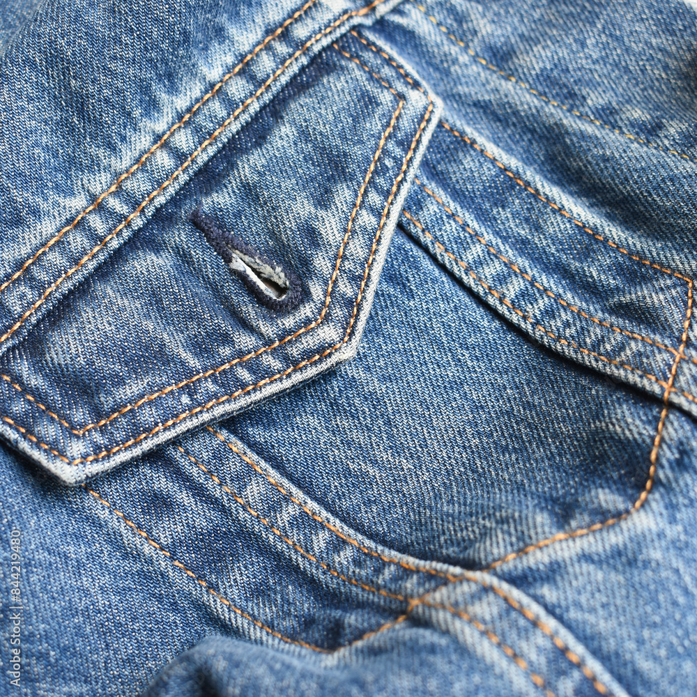 pocket of blue denim texture background, jean fashion style pocket of blue denim texture background, jean fashion style