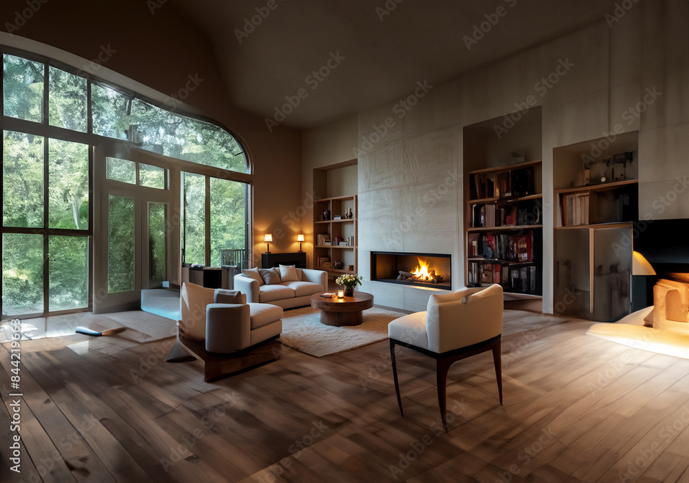7. Rustic charm of a roaring fire. 7. Rustic charm of a roaring fire.