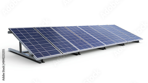 Set of solar panels or solar cells for health clean energy and environment isolated on white background, Photovoltaic solar traps, green energy concept
