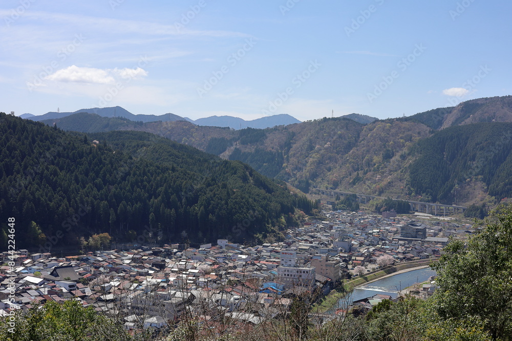 Obraz premium 郡上の城下町
