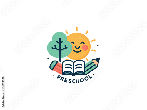 kids logo template, child care center, daycare logo, education logo, care logo
