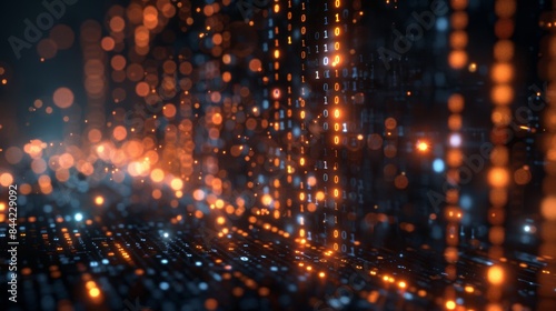 Wallpaper Mural Digital Background with Programming Code Torontodigital.ca