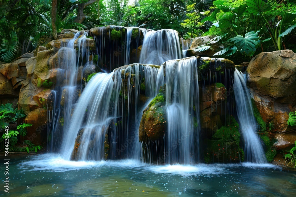 Obraz premium waterfall in the forest