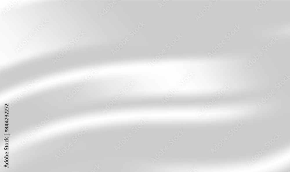 White gray satin texture background. White satin silky cloth fabric textile drape. Soft white fabric texture background. Creases of satin, silk and cotton. Clean template design. Elegance Vector EPS10 White gray satin texture background. White satin silky cloth fabric textile drape. Soft white fabric texture background. Creases of satin, silk and cotton. Clean template design. Elegance Vector EPS10