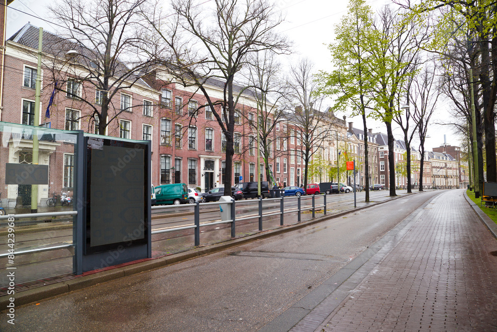 View of The Hague central business district, Netherlands. View of The Hague central business district, Netherlands.