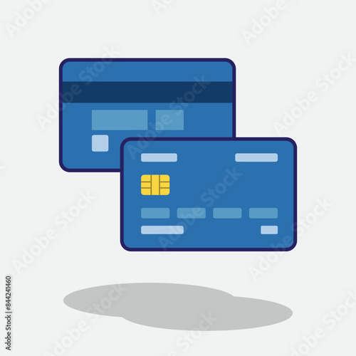 Free Download Credit Card Cartoon Vector illustration. Vector Credit Card. Credit Card vector illustration
and icon for print and digital design - GFXLoad