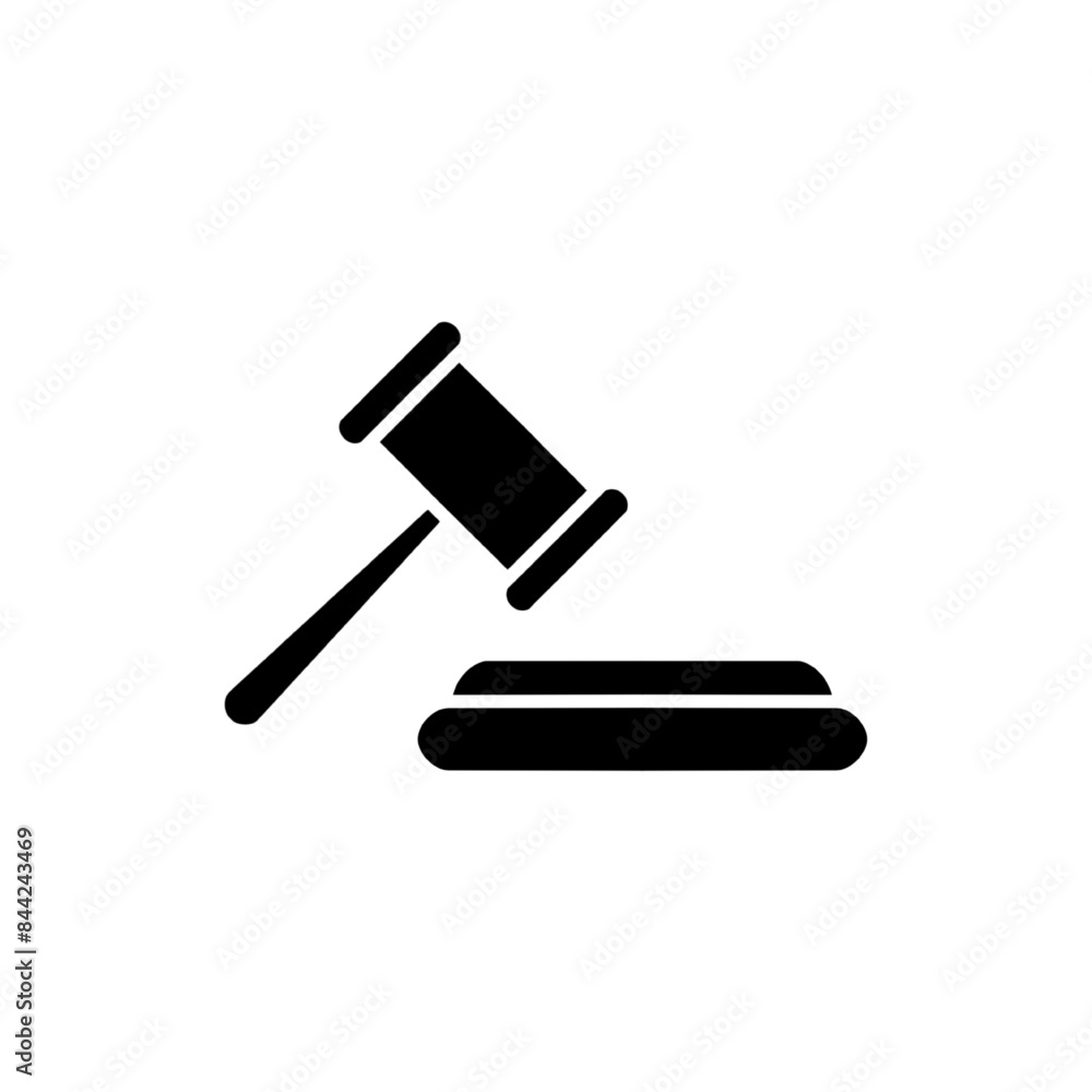 judicial verdict hammer icon, flat icon eps vector judicial verdict hammer icon, flat icon eps vector