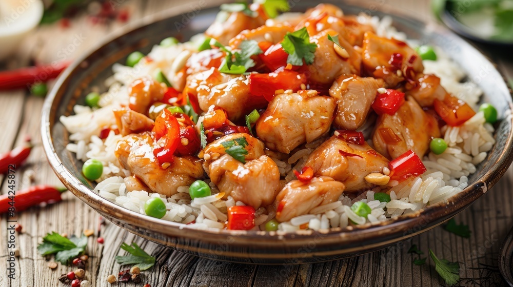 Spicy Sauce Chicken Rice Spicy Sauce Chicken Rice