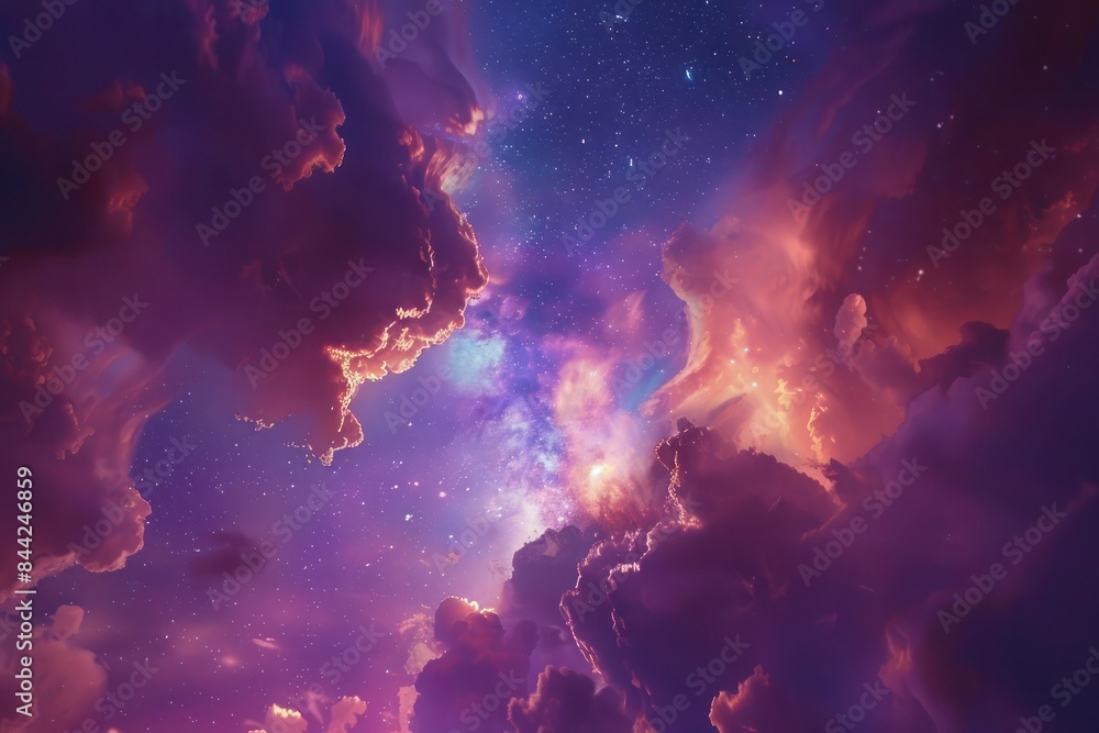 Obraz premium fire in the sky