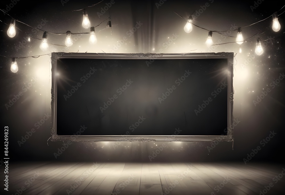 Black frame background glitter bokeh copy space abstract backdrop, banner poster header design Black frame background glitter bokeh copy space abstract backdrop, banner poster header design