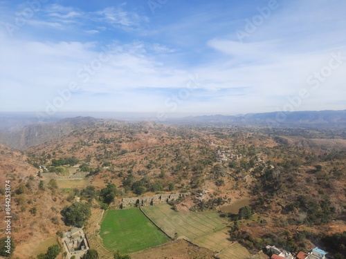 Kumbhalgarh Fort, an old Mewar fort, in the Rajsamand District of Rajasthan state, India. The Great Wall Of India photo