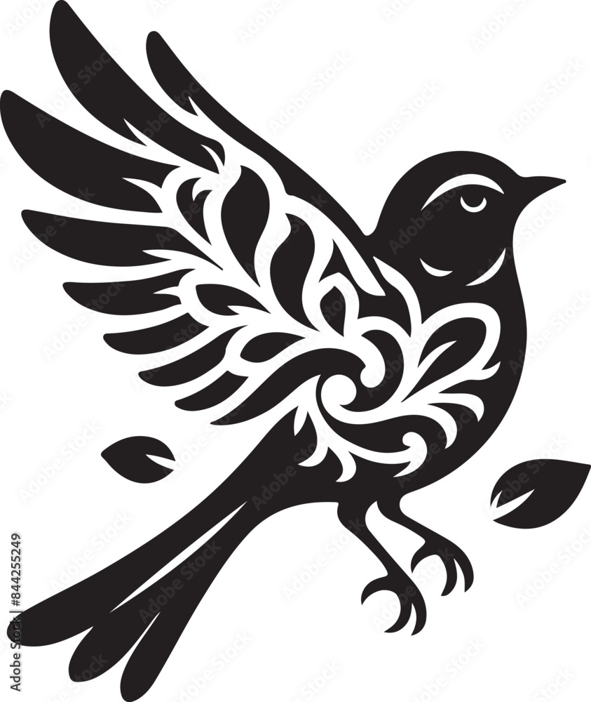 Obraz premium bird silhuette vector 2