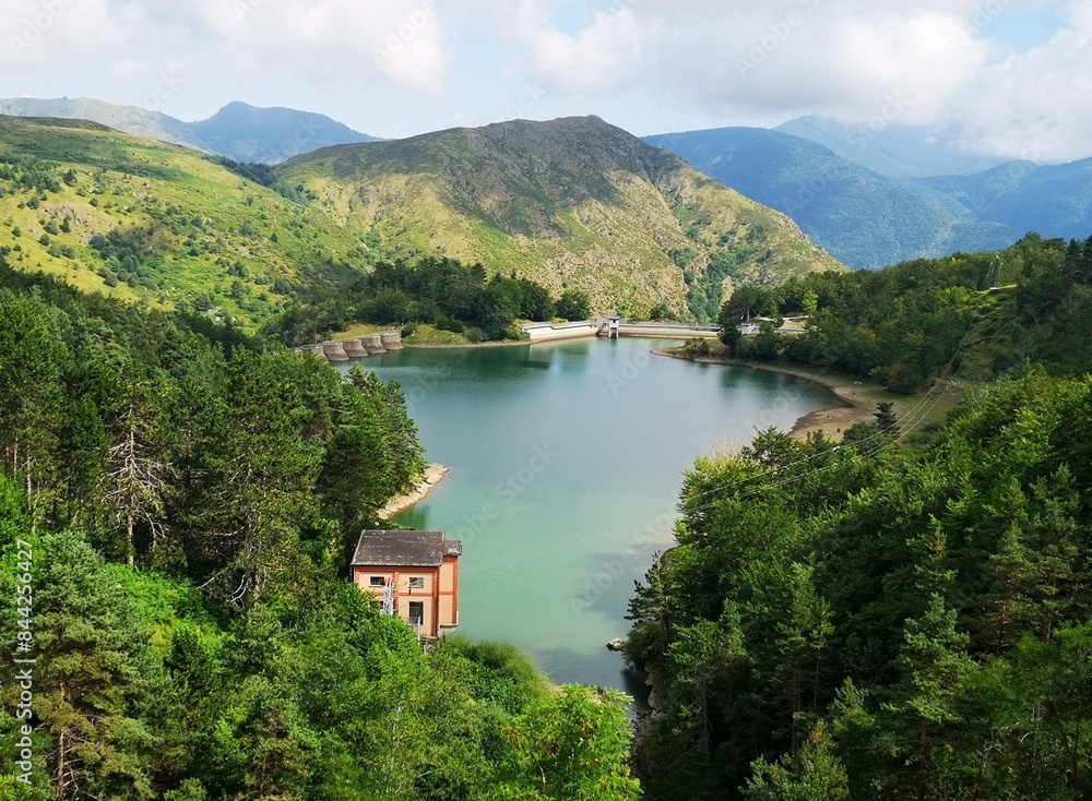 Fototapeta premium Lago di Giacopiane,Liguria